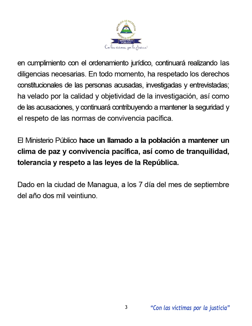 comunicado